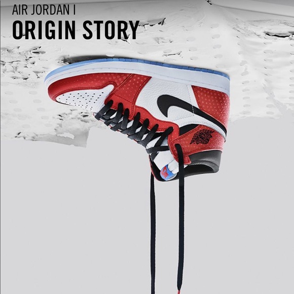 *SOLD* Jordan 1 Retro High Spider-Man Origin Story - Picture 2 of 8